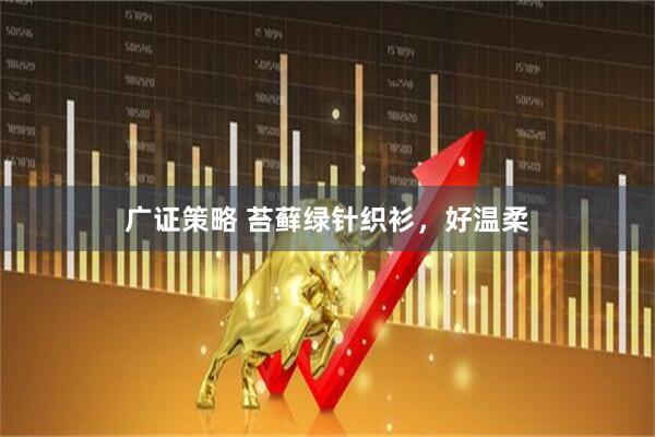 广证策略 苔藓绿针织衫，好温柔